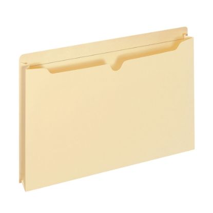 Picture of Office Depot Brand Manila Double-Top File Jackets, 2in Expansion, Letter Size, Pack Of 25 File Jackets