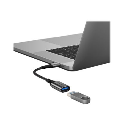 Picture of Alogic Super Ultra - USB adapter - 24 pin USB-C (M) to USB Type A (F) - USB 3.1 Gen 1 - 5.9 in - space gray