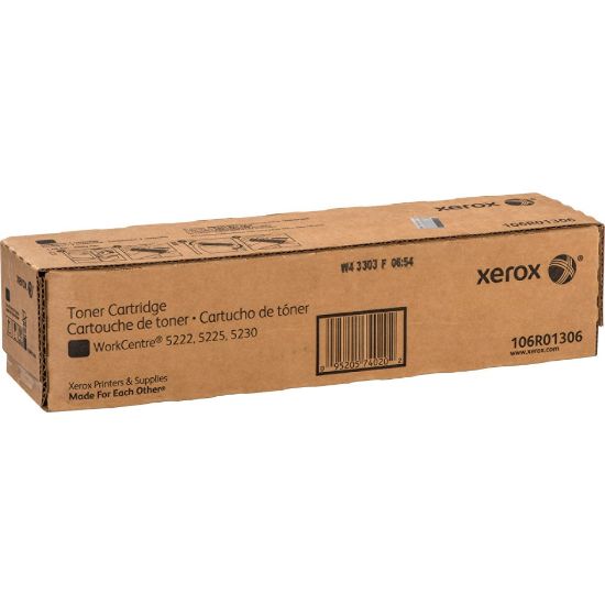 Picture of Xerox 106R01306 Original Toner Cartridge - Laser - 30000 Pages - Black - 1 Each