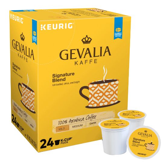 Picture of Gevalia Single-Serve Coffee K-Cup, Signature Blend, Carton Of 24