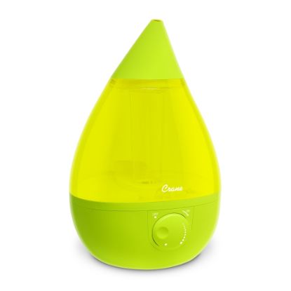 Picture of Crane Drop Ultrasonic Cool Mist Humidifier, 1 Gallon, 8-5/8inH x 8-5/8inW x 13-3/8inD, Green