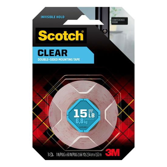 Picture of Scotch Permanent Double-Sided Tape, 1in x 60in