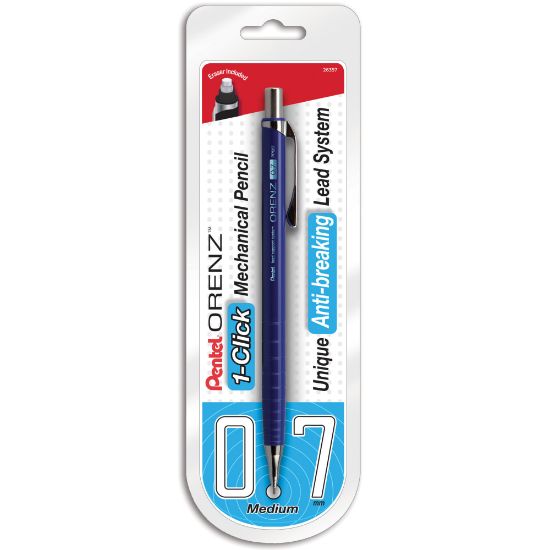 Picture of Pentel Orenz Mechanical Pencil, B Lead, 0.7 mm, Blue Barrel