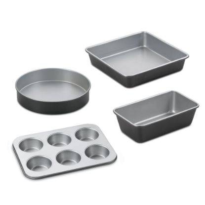 Picture of Cuisinart 4-Piece Non-Stick Bakeware Set, Silver