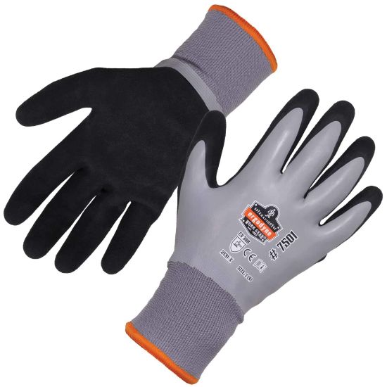 Picture of Ergodyne ProFlex 7501 Coated Waterproof Winter Work Gloves, 2X, Gray