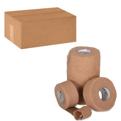 Picture of Medline Co-Flex LF2 Sterile Bandages, 4in x 5 Yd., Tan, Case Of 20