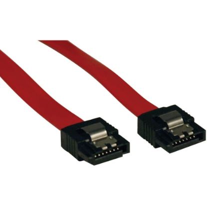 Picture of Tripp Lite Serial ATA (SATA) Latching Signal Cable 7Pin (M/M) 8-in. (20.32 cm) - (7Pin/7Pin) 8-in.