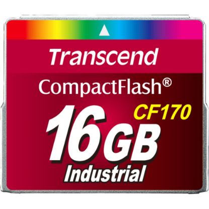 Picture of Transcend CF170 16 GB CompactFlash - 91.59 MB/s Read - 20.76 MB/s Write