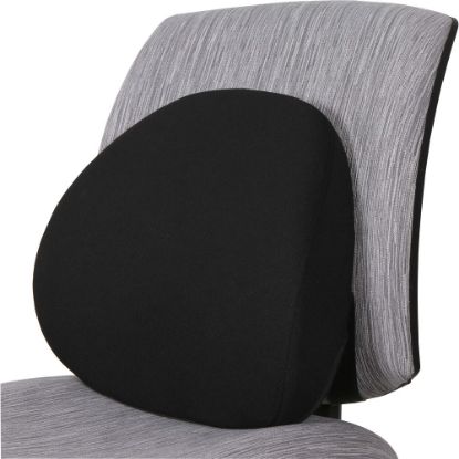 Picture of Lorell Ergo Fabric Lumbar Back Support, Black