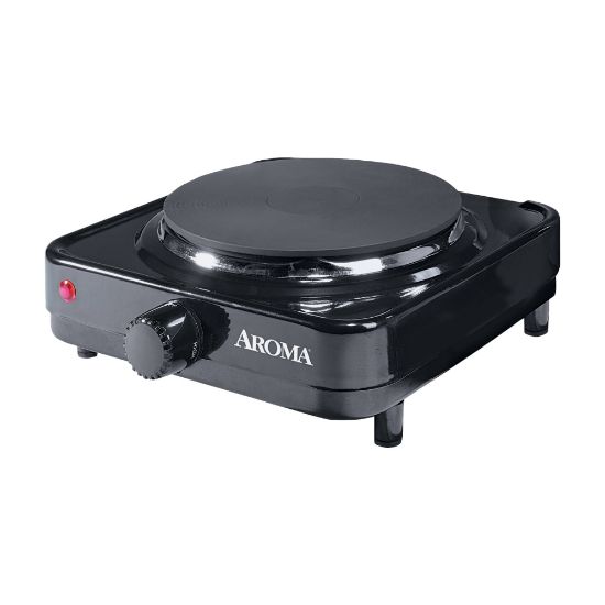 Picture of Aroma Single Hot Plate, Black