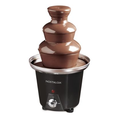 Picture of Nostalgia Electrics Mini Chocolate Fondue Fountain, Black