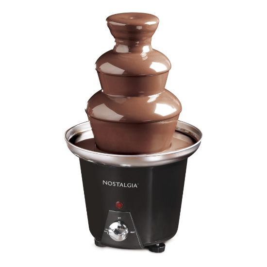 Picture of Nostalgia Electrics Mini Chocolate Fondue Fountain, Black