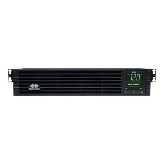 Picture of Tripp Lite UPS Smart 1500VA 1350W Rackmount AVR 120V Pure Sine Wave USB DB9 2URM TAA GSA - UPS - 15 A - AC 120 V - 1350 Watt - 1500 VA - RS-232, USB - output connectors: 8 - 2U - 19in - TAA Compliant