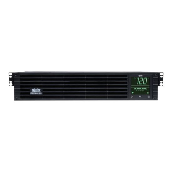 Picture of Tripp Lite UPS Smart 3000VA 2880W Rackmount AVR 120V Pure Sine Wave USB DB9 2U TAA GSA - UPS - 30 A - AC 120 V - 2880 Watt - 3000 VA - RS-232, USB - output connectors: 9 - 2U - 19in - TAA Compliant