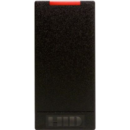 Picture of HID iCLASS R10 6100C Smart Card Reader - Contactless - Cable - 3.25in Operating Range - Wiegand, Pigtail - Mullion Mount, Surface Mount - Black