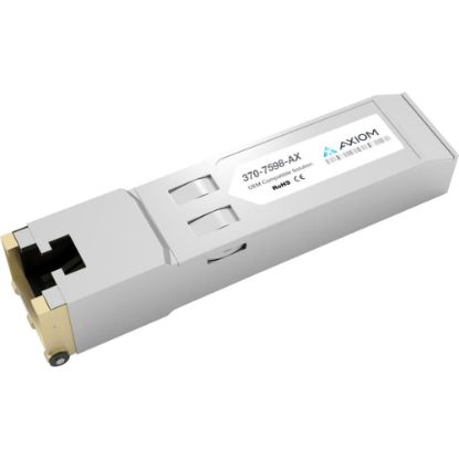 Picture of Axiom 1000BASE-T SFP Transceiver for Sun - 370-7598 - For Data Networking - 1 x 1000Base-T - Copper - 128 MB/s Gigabit Ethernet1 Gbit/s