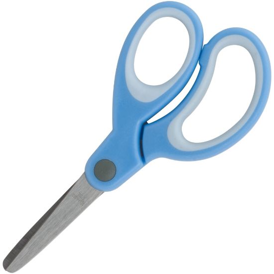 Picture of Sparco 5in Kids Blunt End Scissors - 5in Overall Length - Blunted Tip - Blue - 1 Each