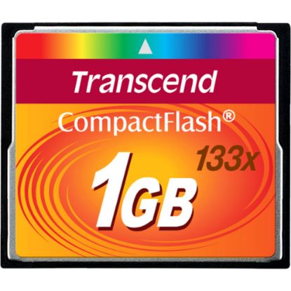 Picture of Transcend 1GB CompactFlash (CF) Card - 1 GB