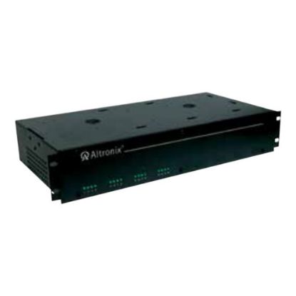 Picture of Altronix R2416600UL - Power converter (rack-mountable) - AC 115 V - 600 VA - output connectors: 16 - 2U - 19in