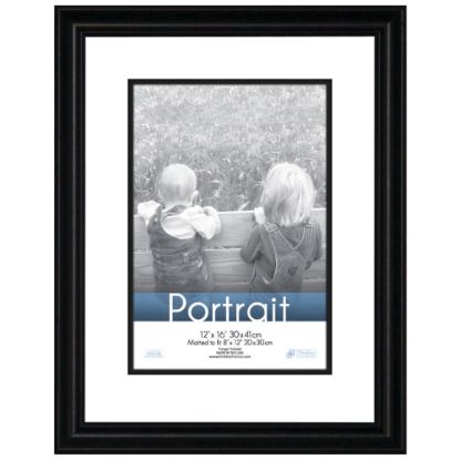 Picture of Timeless Frames Lauren Frame, Portrait, 12in x 16in, Black