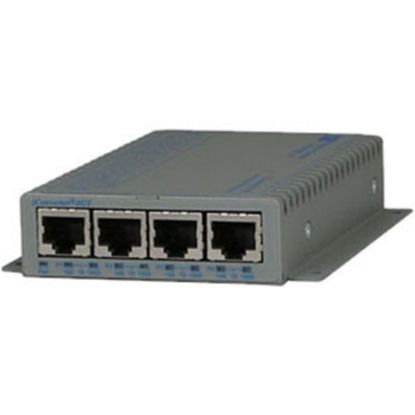 Picture of Omnitron Systems iConverter 8482-4-F 4GT Ethernet Switch - 4 Ports - Gigabit Ethernet, Fast Ethernet - 10/100/1000Base-T - 2 Layer Supported - Wall Mountable - Lifetime Limited Warranty