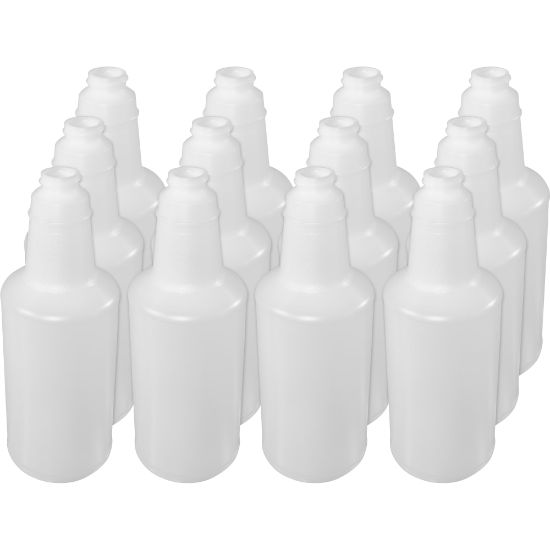 Picture of Genuine Joe Plastic Bottle With Graduations, 32 Oz, Carton Of 12