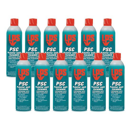 Picture of LPS PSC Plastic Safe Aerosol Cleaner, 18 Oz Can, Case Of 12