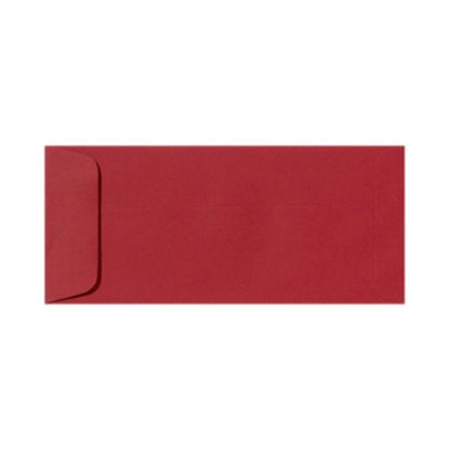 Picture of LUX Open-End Envelopes, #10, Peel & Press Closure, Ruby Red, Pack Of 1,000