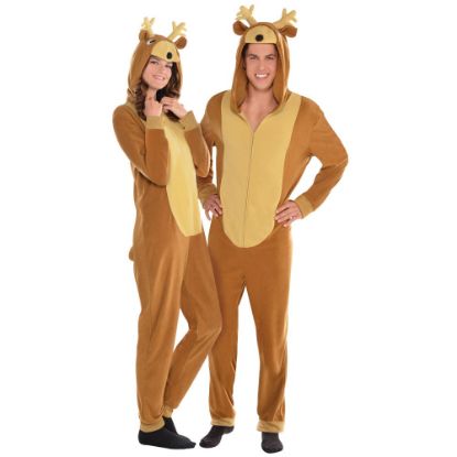 Picture of Amscan Reindeer Zipster Adult Costume Large/Extra-Large