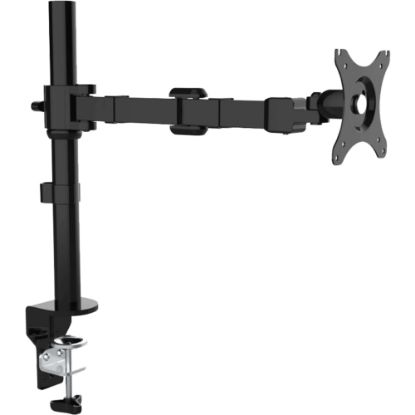 Picture of Volkano Steady Uno Series Single Arm Adjustable Desk Clamp Monitor Stand, Black