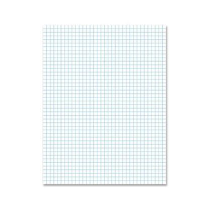 Picture of Ampad 2-Sided Pads, 8 1/2in x 11in, Quadrille Ruled, 50 Sheets, White