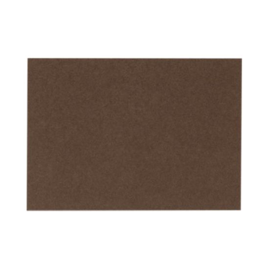 Picture of LUX Flat Cards, A6, 4 5/8in x 6 1/4in, Chocolate Brown, Pack Of 500