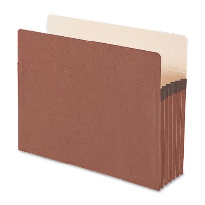 Picture of Smead Redrope File Pockets, Letter Size, 5 1/4in Expansion, 30% Recycled, Redrope, Box Of 50