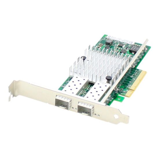 Picture of AddOn IBM 81Y8021 Comparable Dual SFP+ Port PCIe NIC - Network adapter - PCIe x8 - 10 Gigabit SFP+ x 2 - for Lenovo System x3550 M3; x3650 M3; x3690 X5; x3755 M3; x3850 X5