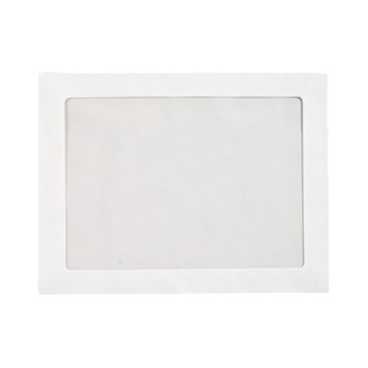 Picture of LUX 6 3/4 Full-Face Window Envelopes, Middle Window, Gummed Seal, Bright White, Pack Of 50