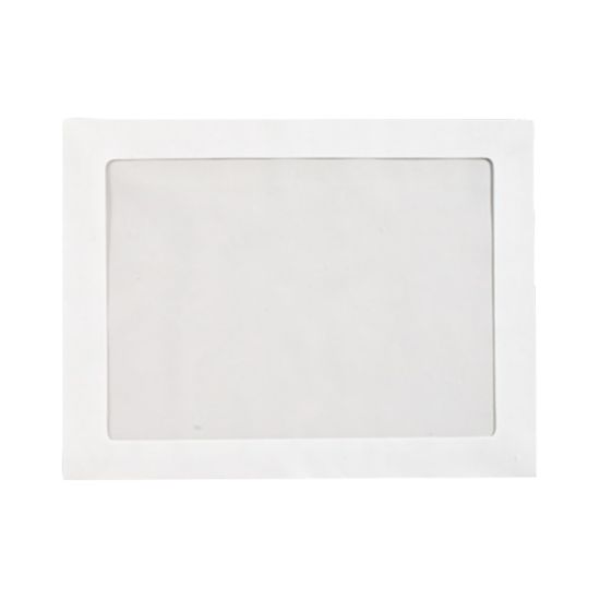 Picture of LUX 6 3/4 Full-Face Window Envelopes, Middle Window, Gummed Seal, Bright White, Pack Of 50