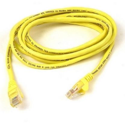 Picture of Belkin Cat5e Patch Cable - RJ-45 Male - RJ-45 Male - 15ft - Pink