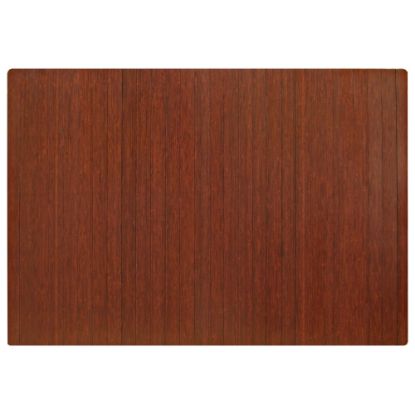 Picture of Anji Mountain Roll-Up Chair Mat, Rectangular, 60in x 48in, Dark Cherry