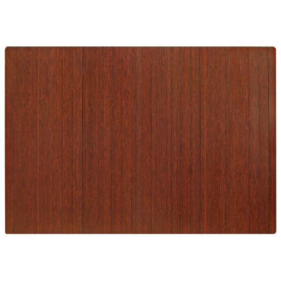 Picture of Anji Mountain Roll-Up Chair Mat, Rectangular, 60in x 48in, Dark Cherry