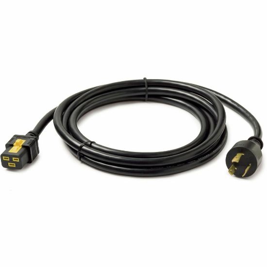 Picture of APC by Schneider Electric AP8753 Standard Power Cord - For PDU - 208 V AC20 A - Black - 10.01 ft Cord Length