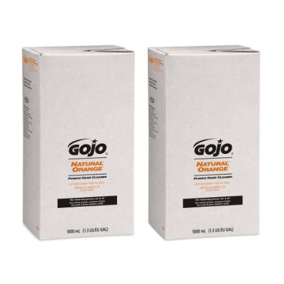 Picture of GOJO Natural Orange Pumice Lotion Hand Soap Cleaner, Citrus Scent, 169.07 Oz Bottle