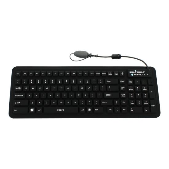 Picture of Seal Shield Seal Glow USB Keyboard, Black, S106G2