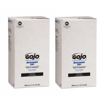 Picture of GOJO SHOWER UP Clean Scent Soap And Shampoo Refills, 16.91 Oz, Pack Of 2 Refills