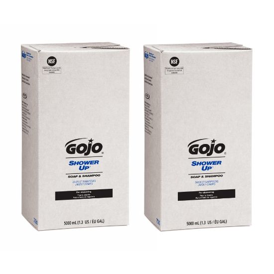 Picture of GOJO SHOWER UP Clean Scent Soap And Shampoo Refills, 16.91 Oz, Pack Of 2 Refills