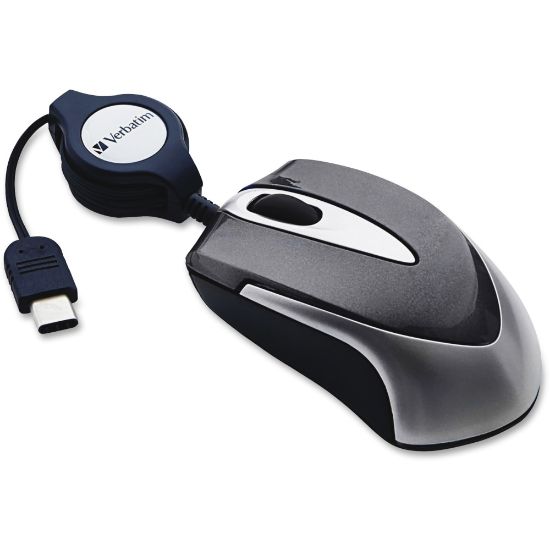 Picture of Verbatim USB-C Mini Optical Travel Mouse, Black