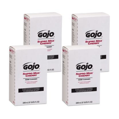 Picture of GOJO SUPRO MAX Lotion Hand Soap Cleaner, Cherry Scent, 10 Oz, Case Of 4 Bottles