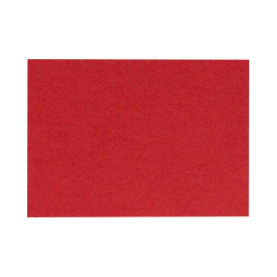 Picture of LUX Mini Flat Cards, #17, 2 9/16in x 3 9/16in, Ruby Red, Pack Of 1,000