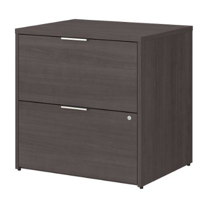 Picture of Bush Business Furniture Jamestown 29-5/7inW x 23-2/3inD Lateral 2-Drawer File Cabinet, Storm Gray, Standard Delivery