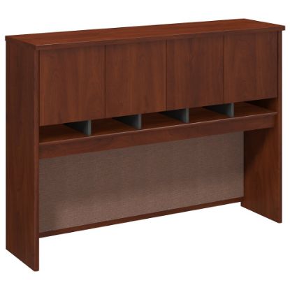 Picture of Bush Business Furniture Components Hutch 60inW, Hansen Cherry/Graphite Gray, Standard Delivery