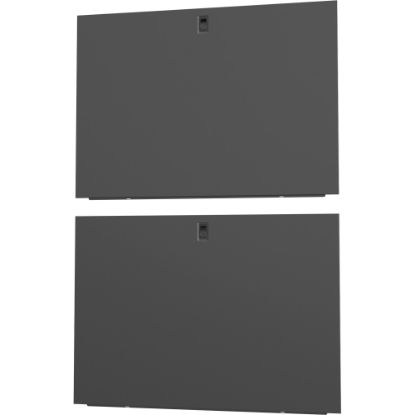 Picture of Vertiv VR 48U x 1200mm Deep Split Side Panels Black - Metal - Black - 48U Rack Height - 2 Pack - 47.2in Width